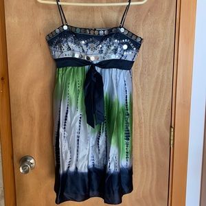BCBG|MAXAZRIA silk dress